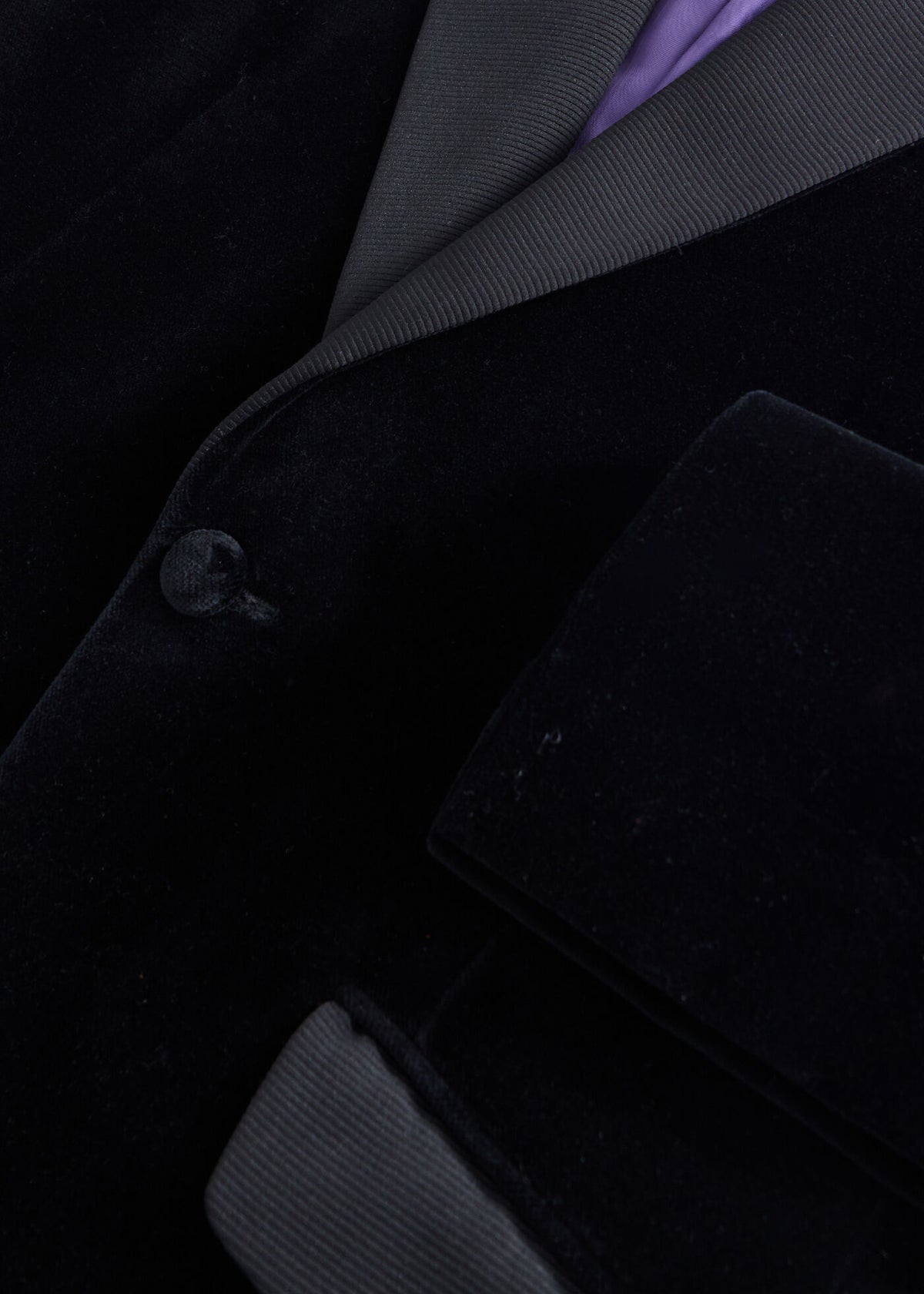 Velvet Dinner Jacket Black - Paul Stuart
