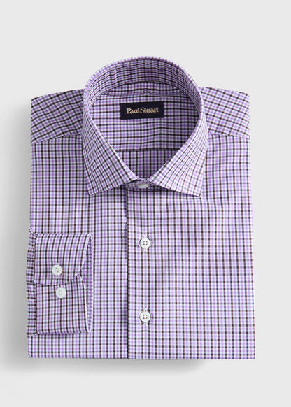Small Check Sport Shirt Green - Paul Stuart