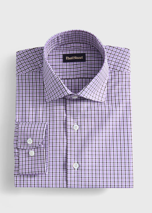 Small Check Sport Shirt Green - Paul Stuart
