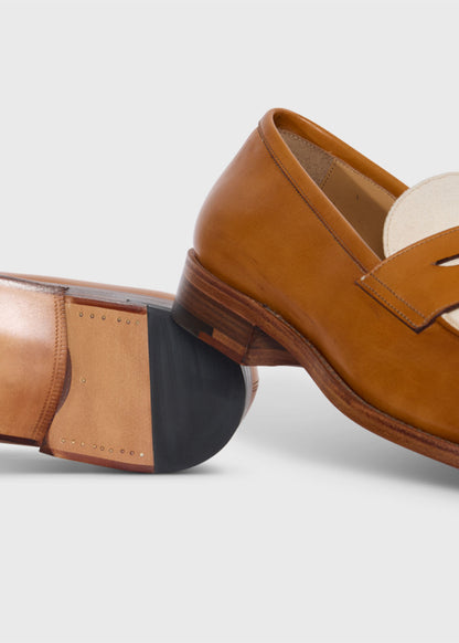 Sol Penny Loafer Tan - Paul Stuart