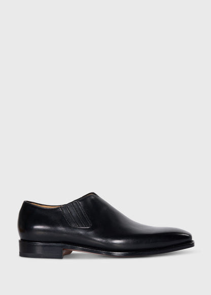 Sammy Leather Slip On Black - Paul Stuart