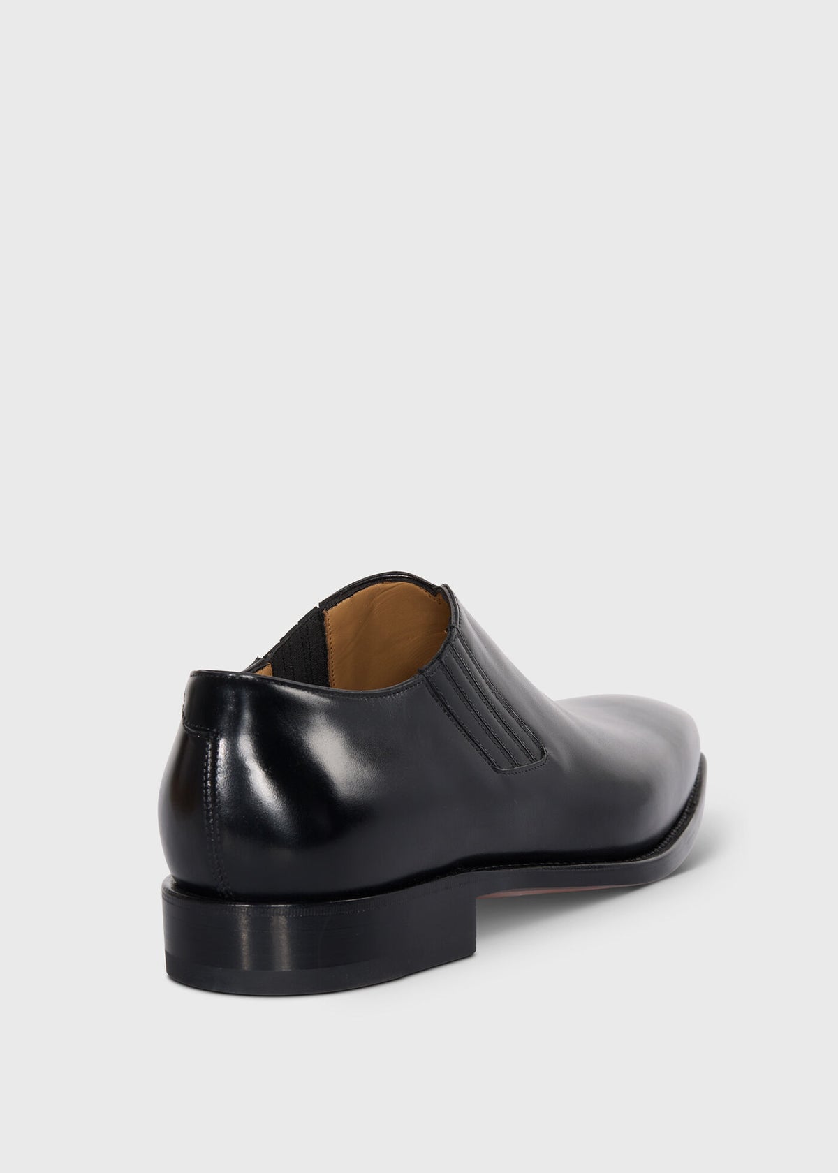 Sammy Leather Slip On Black - Paul Stuart
