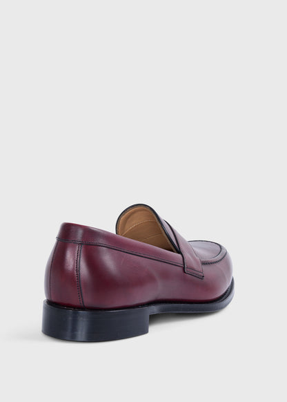 Calgary Penny Loafer Burgundy - Paul Stuart