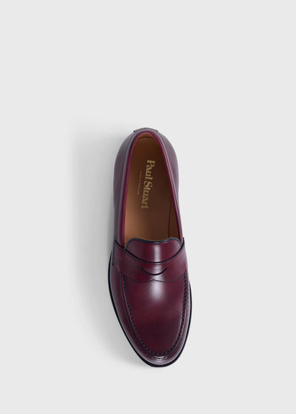 Calgary Penny Loafer Burgundy - Paul Stuart