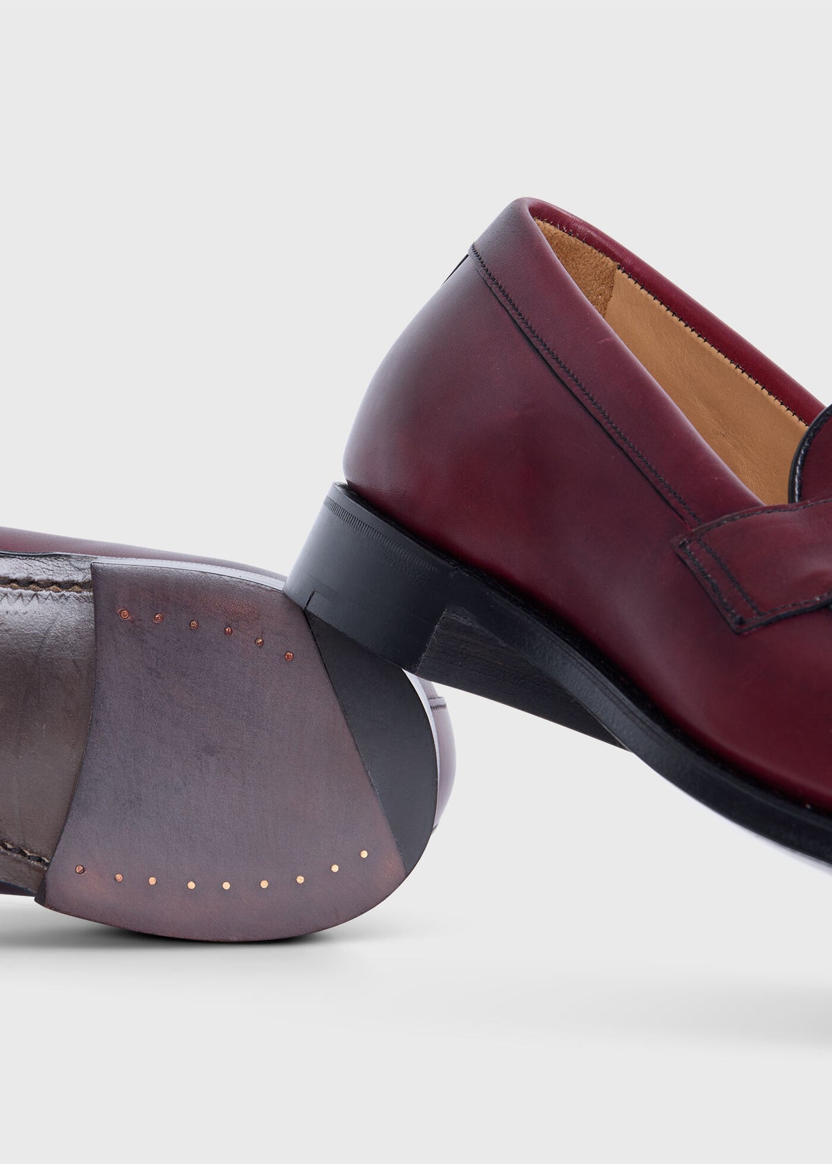 Calgary Penny Loafer Burgundy - Paul Stuart