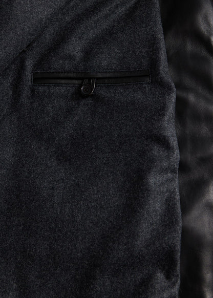 Modern Leather Bomber Jacket Black - Paul Stuart