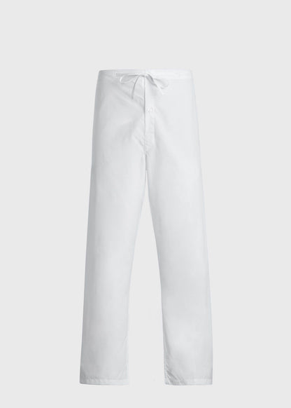 Cotton Broadcloth Pajama White - Paul Stuart